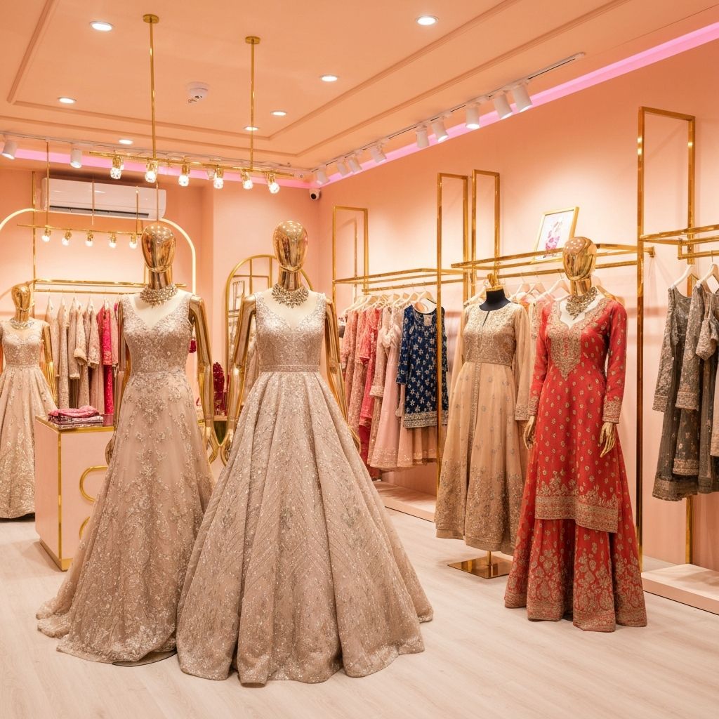 Elegant bridal fashion design